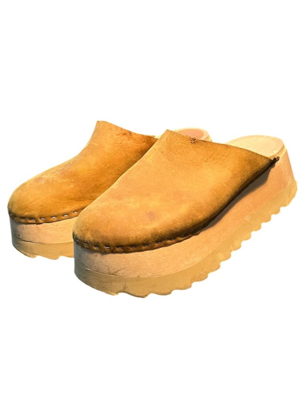 BRYR Studio Chonk Clogs Size 8 Platform Leather Handmade USA - Picture 4 of 10